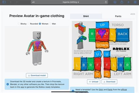 roblox clothes preview